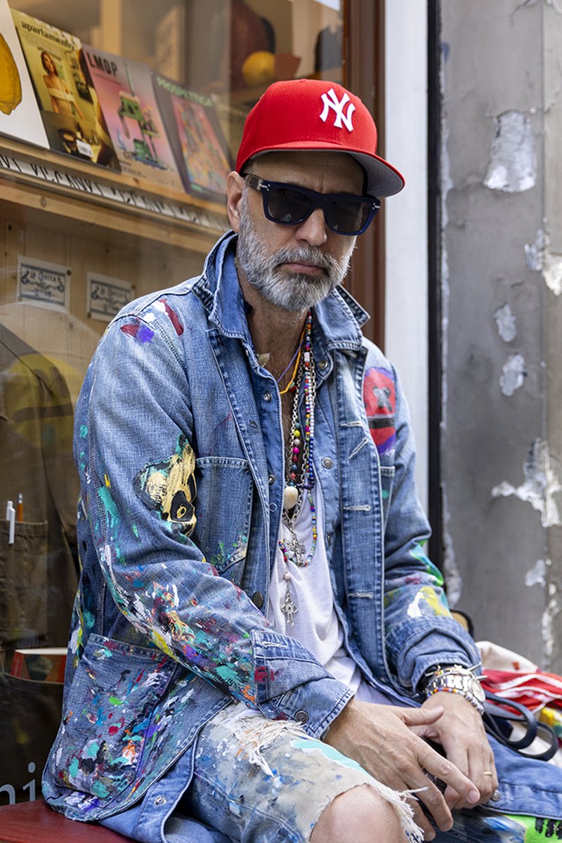 Furia at Pitti Uomo: The Man Who Paints Baseball Caps in Florence