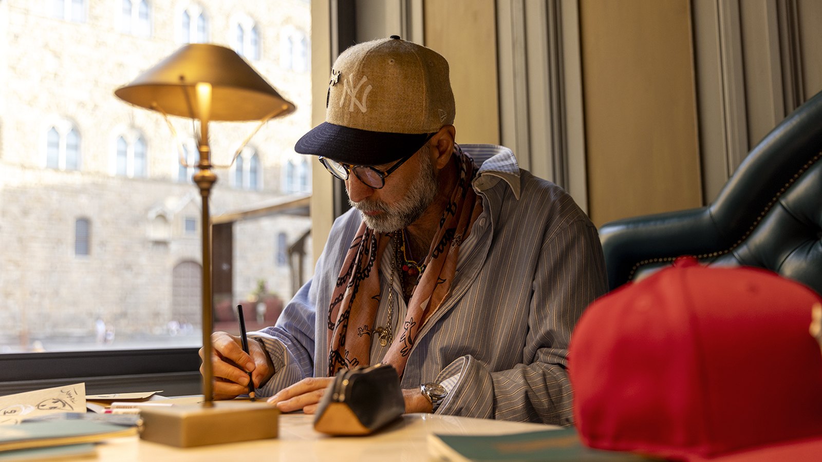 Furia at Pitti Uomo: The Man Who Paints Baseball Caps in Florence