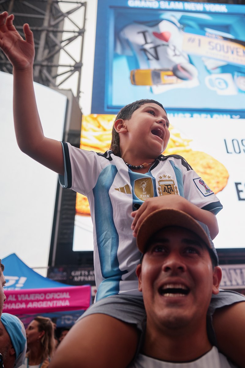 Sky Blue and White: World Cup Final Fans from Miami to Times Square